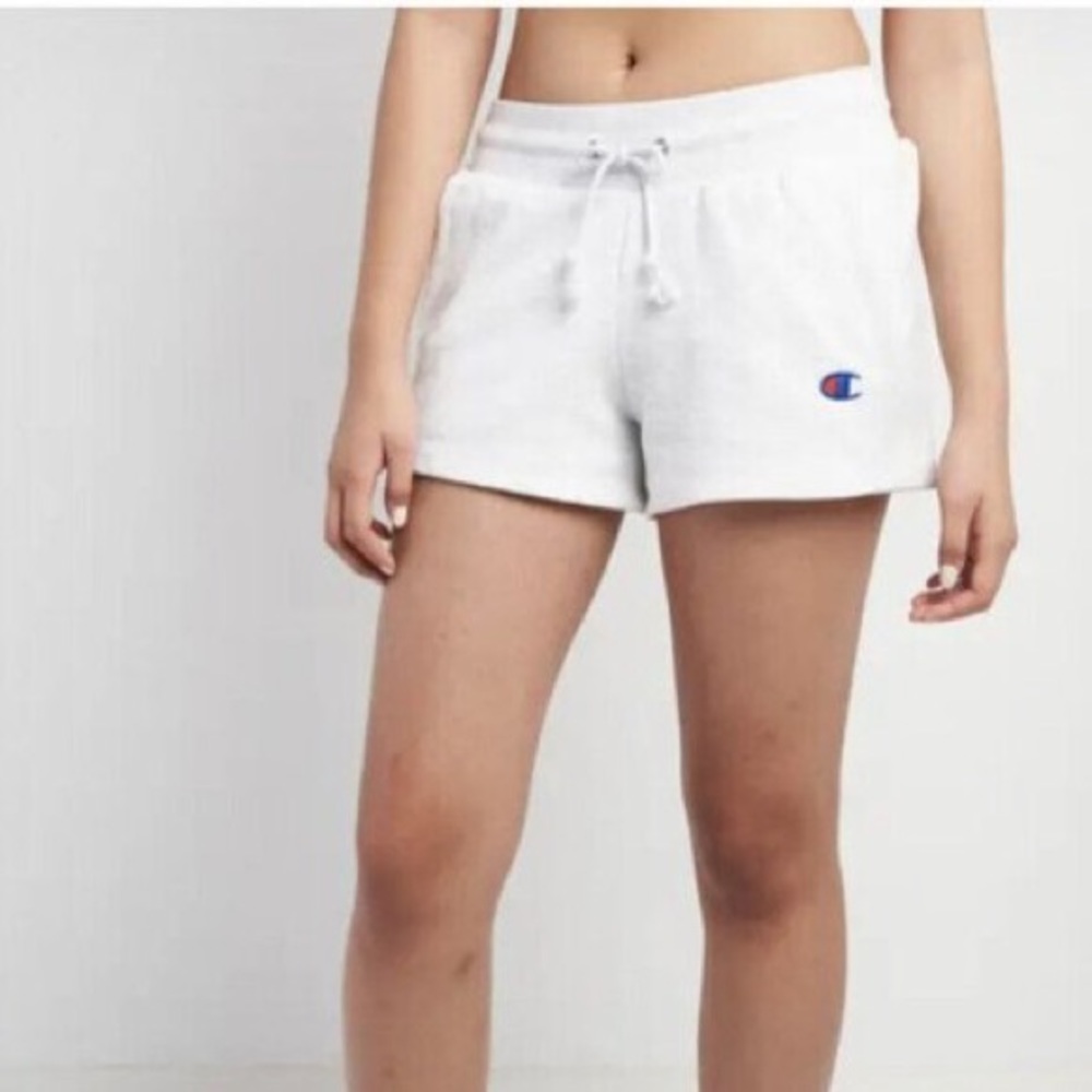 CHAMPION COTTON WHITE SHORTS